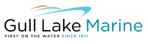Gull Lake Marine White Logo